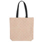 Blush Pink and Gold Scale Tote Bag