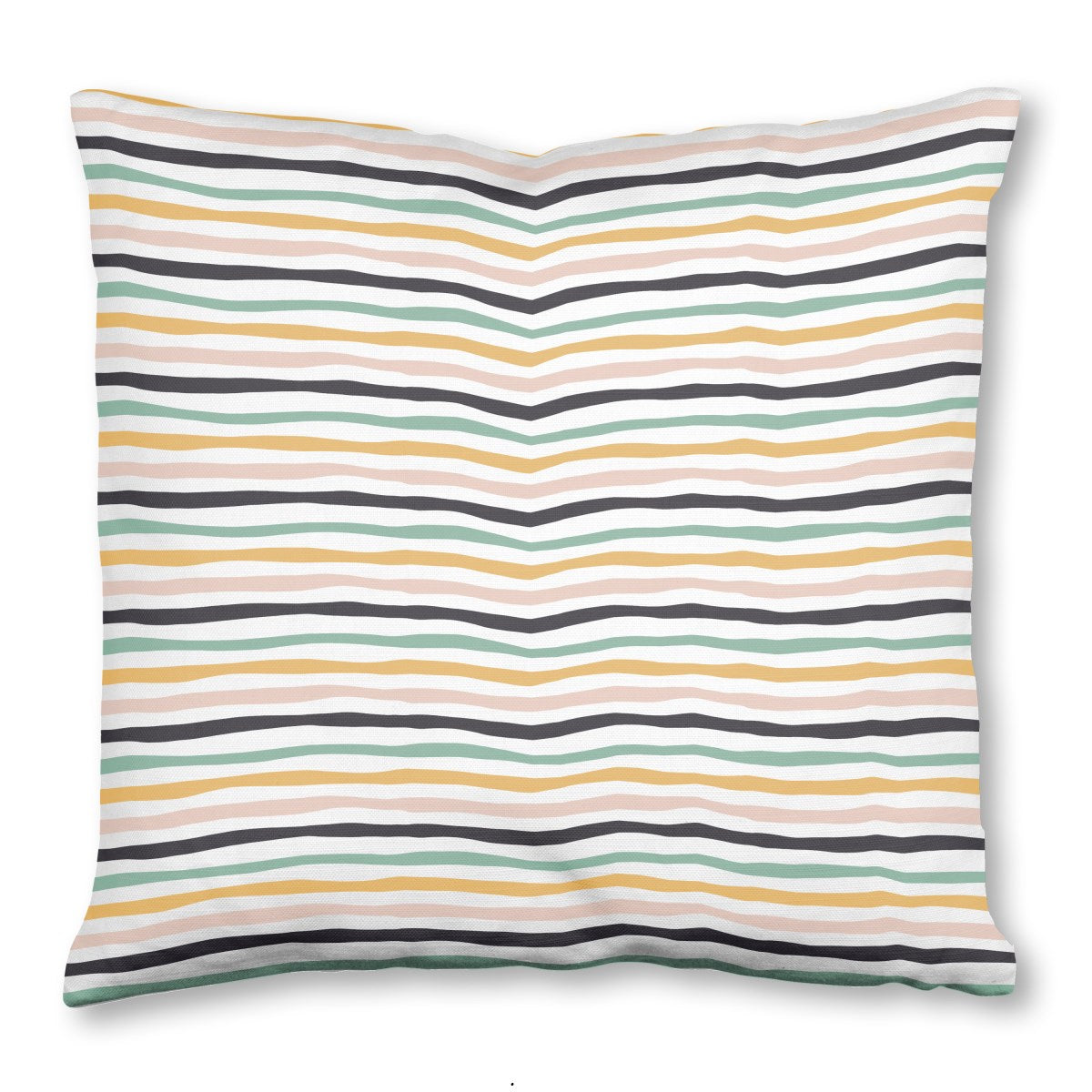 Summer Stripe Throw Pillow