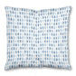Blue Watercolor Squares Throw Pillow
