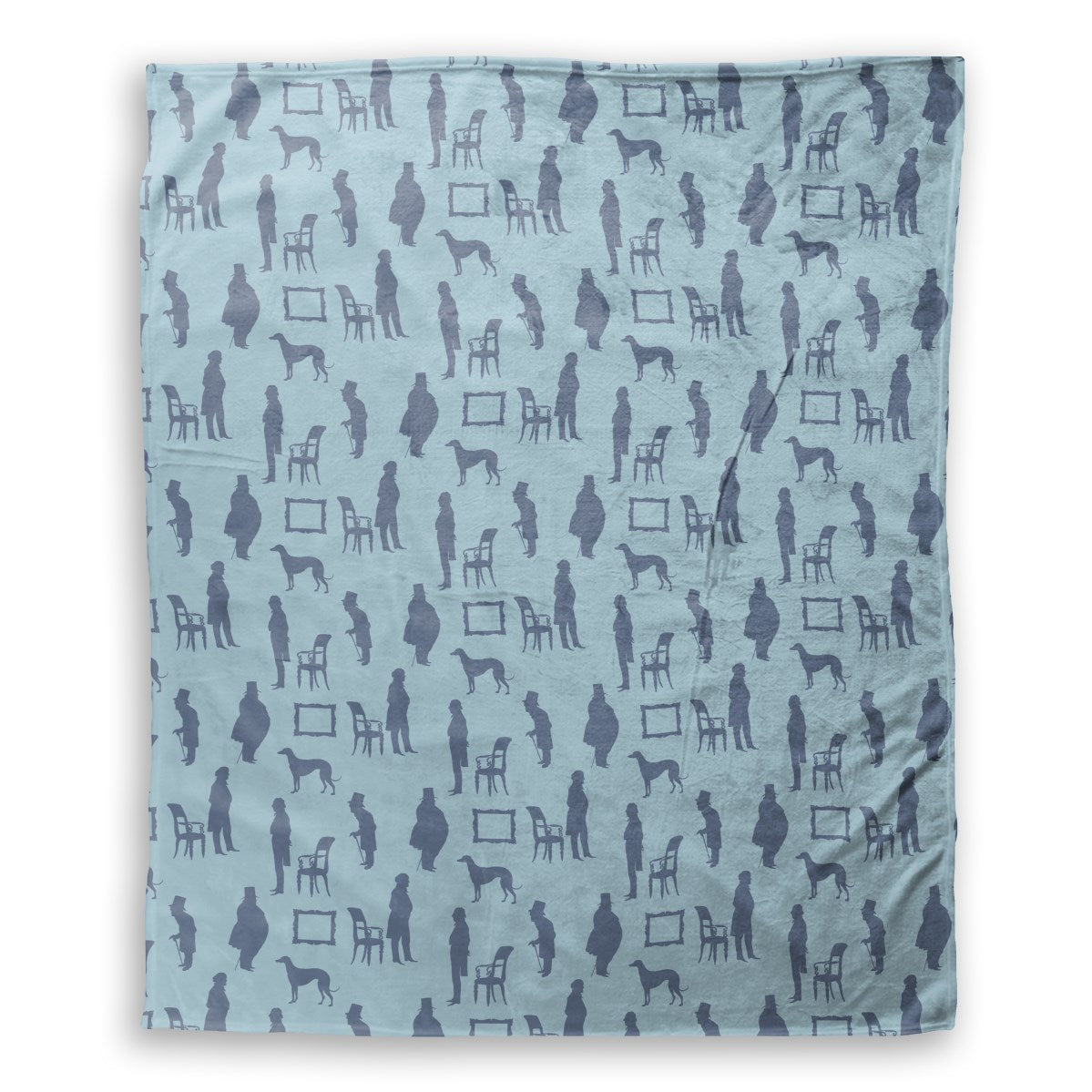 Gentleman Blue Throw Blanket (small) 50 x 60