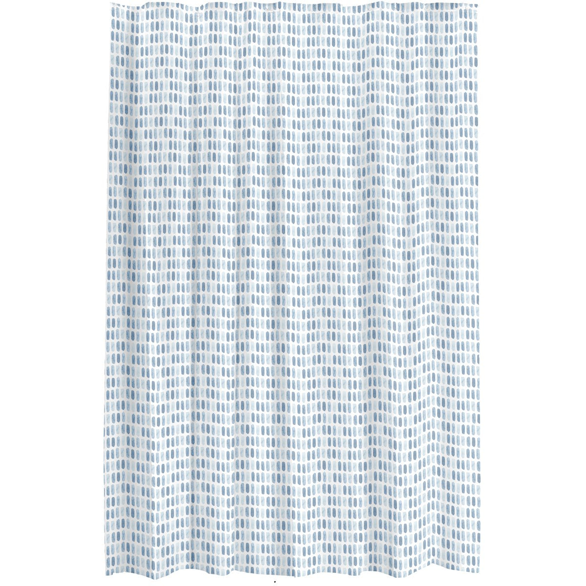 Blue Watercolor Squares Shower Curtain