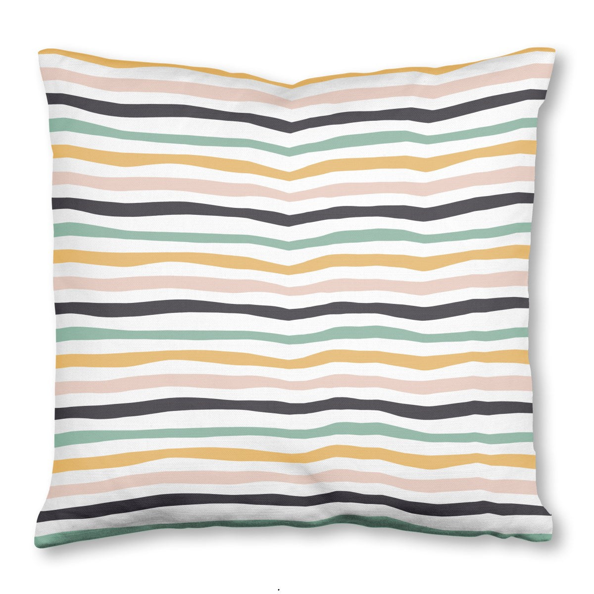 Summer Stripe Throw Pillow