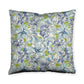 Painterly Floral Green Throw Pillow