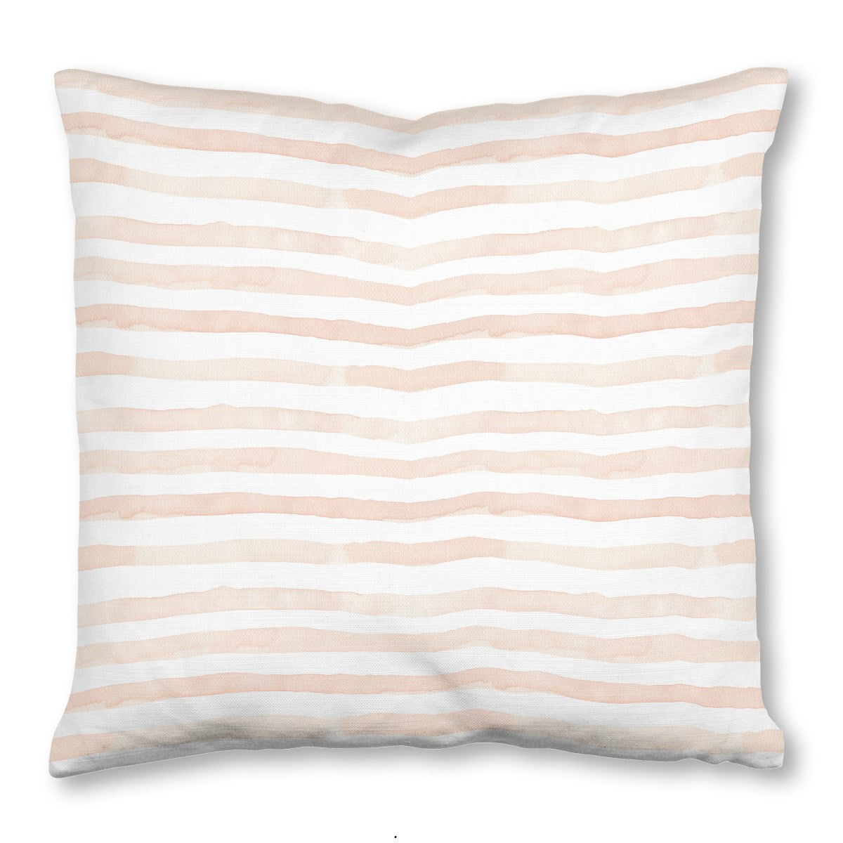 Pink Stripe Throw Pillow