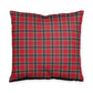 Gullane Plaid Red Throw Pillow