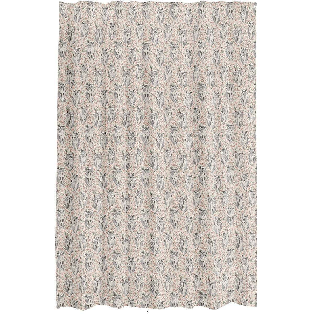 Perched Owl Shower Curtain